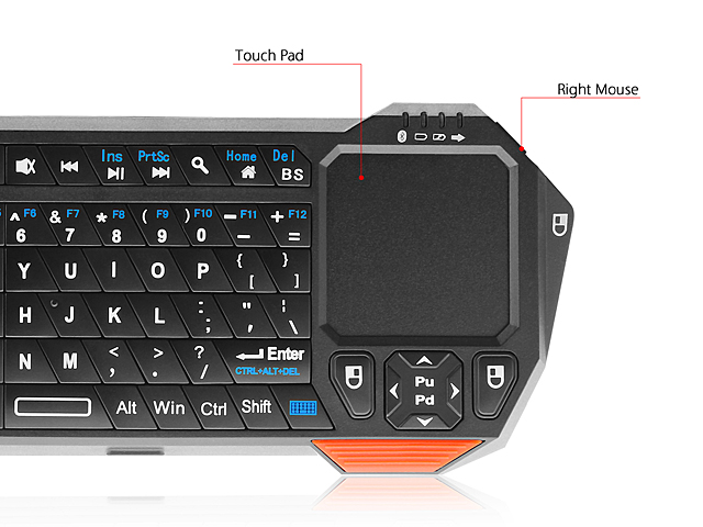 Bluetooth Keyboard with Touchpad (IS11-BT05)