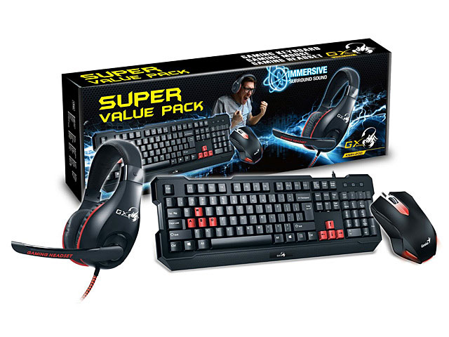 Genius Announces Super Value KMH-200 Gaming Peripheral Combo