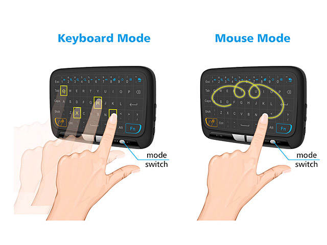 Mini Wireless Touchpad Keyboard (H18)