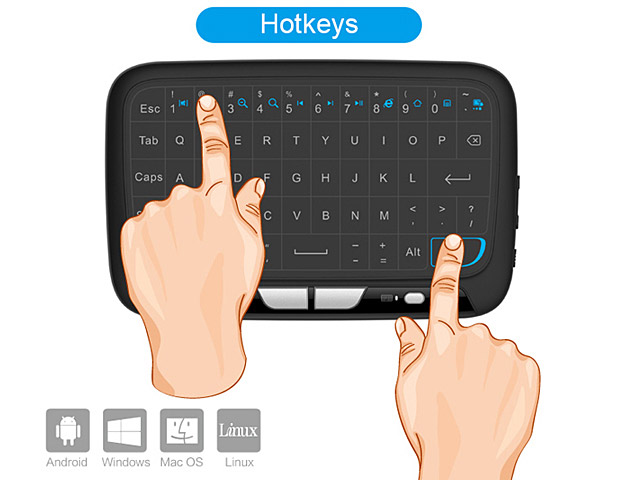 Mini Wireless Touchpad Keyboard (H18)