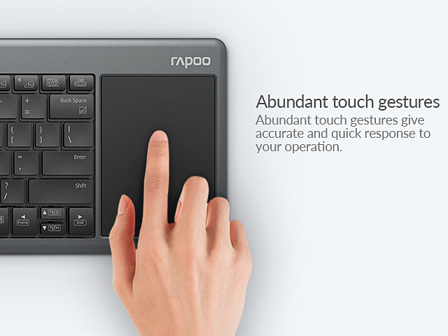 Rapoo K2600 Wireless Touch Keyboard