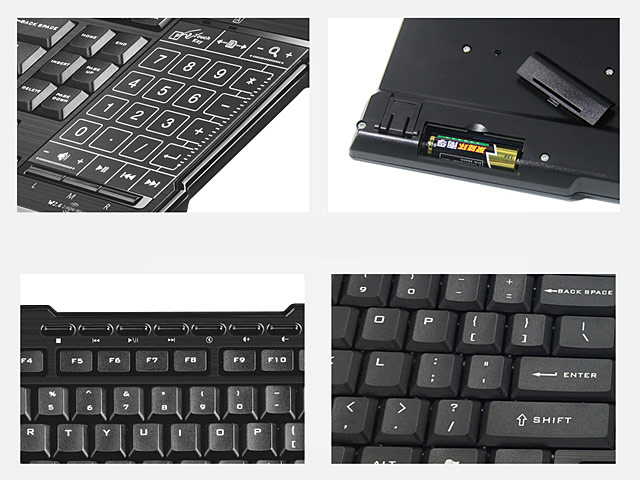 2.4GHz Thin Touchpad Wireless Keyboard (RFKB-302)