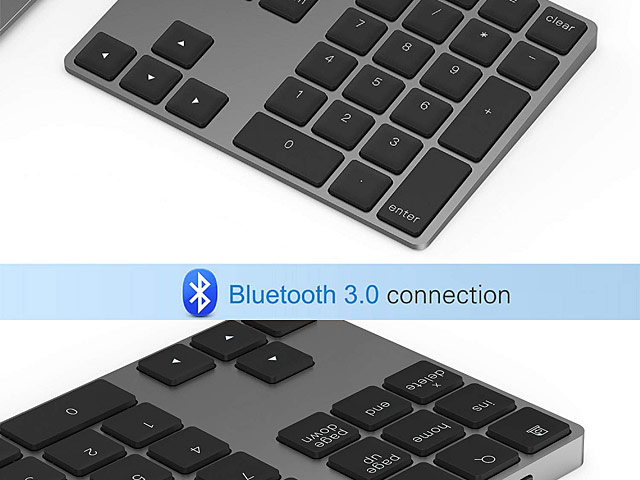 Bluetooth Aluminum Number Keypad (34 keys)