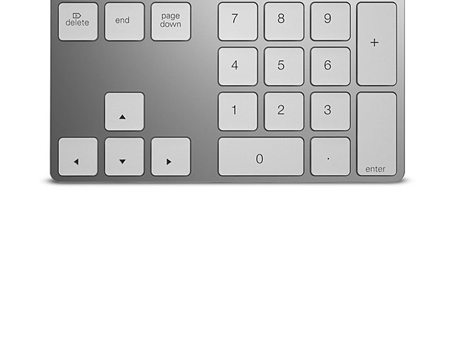 Bluetooth Aluminum Number Keypad (34 keys)