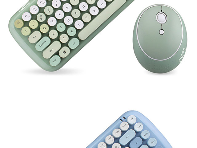 Candy Colorful Wireless Dot Keyboard Combo
