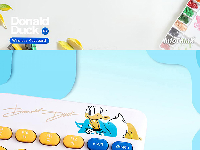 infoThink Donald Duck Wireless Keyboard