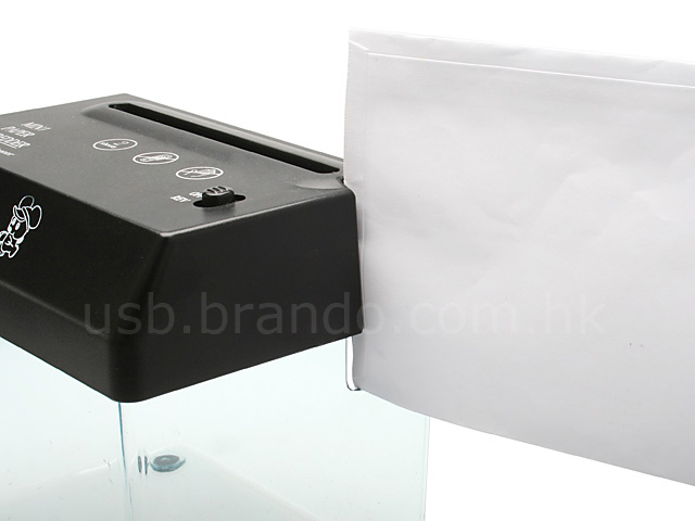 USB Mini Shredder With Letter Opener