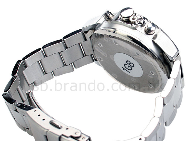 Stainless Steel MP3 Watch (1GB)