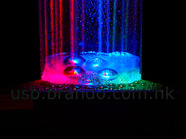 USB Illuminated LED WaterFall Cloud Fountain