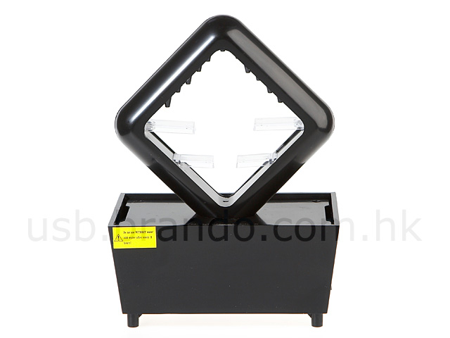 USB Illuminated LED Waterfall Plates Fountain