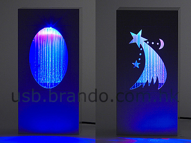 USB Soft LED Waterfall Fountain (Inside a Box)