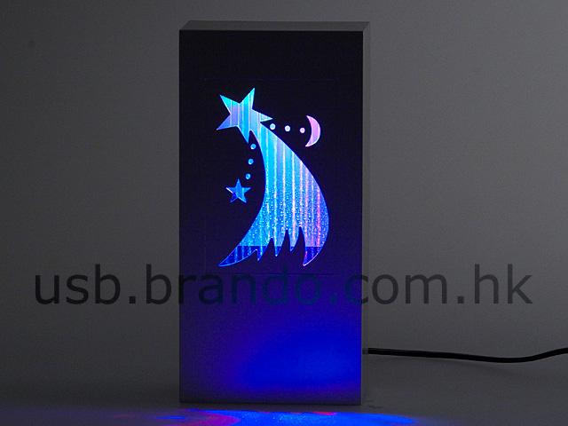 USB Soft LED Waterfall Fountain (Inside a Box)