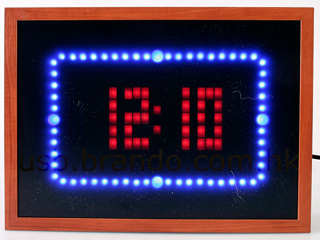 USB Animated LED Clock