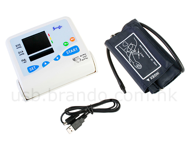 CE Approved Ambulatory Arm Blood Pressure Monitor with USB Port