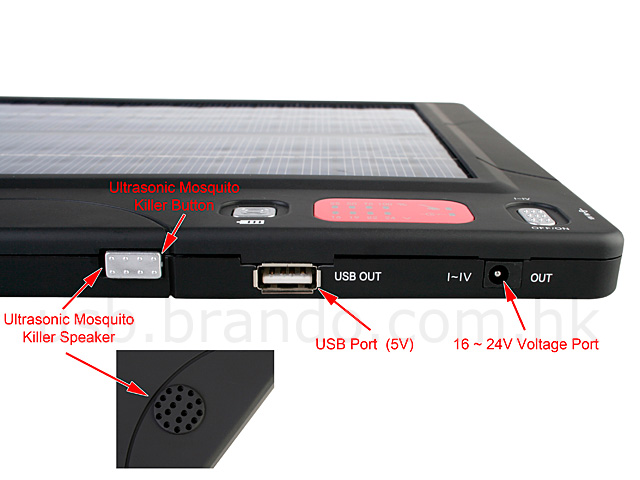 Portable Multi-Purpose Solar Charger (20,000mAh)