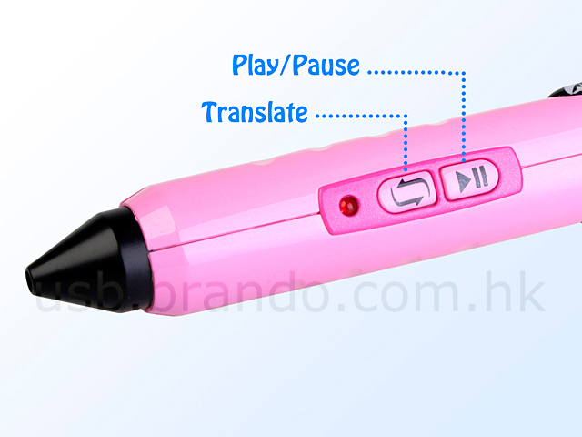 2-in-1 Language Learning + MP3 Pen (English + Mandarin)