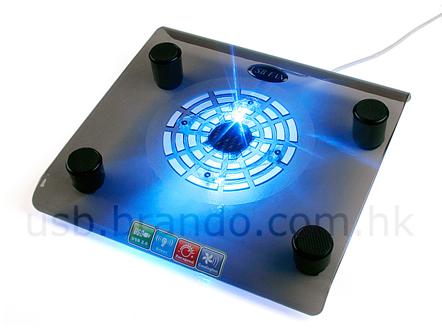 USB Illuminated Notebook Cooling Pad