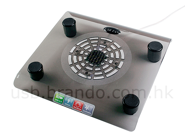 USB Illuminated Notebook Cooling Pad