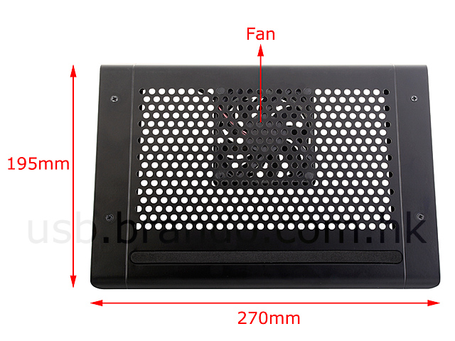 USB Aluminum Notebook Cooling Pad