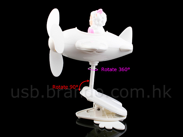 USB Aeroplane Clip Fan