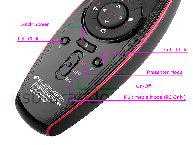 USB Multimedia Wireless Mobile Presenter