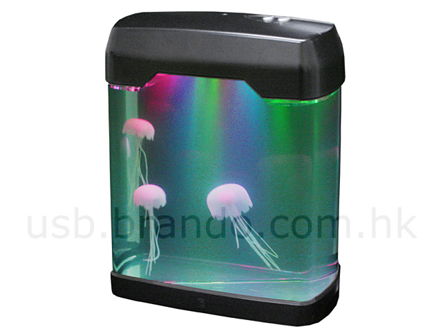 USB Jellyfish Mini Aquarium with Moody Light