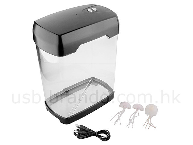 USB Jellyfish Mini Aquarium with Moody Light