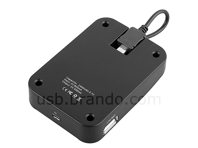 USB Mobile Power Station (2,400mAh)