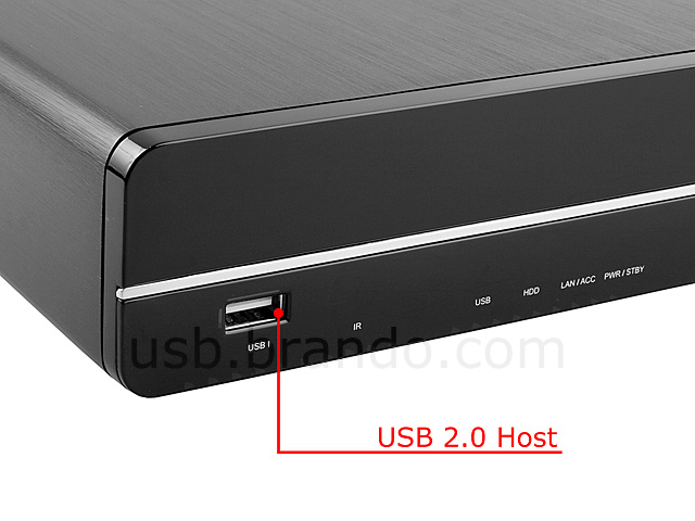 2.5"/3.5" HDD Media Box (HDMP-358S)