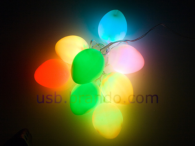 USB Easter Egg Decor Light (8 LED Lights)