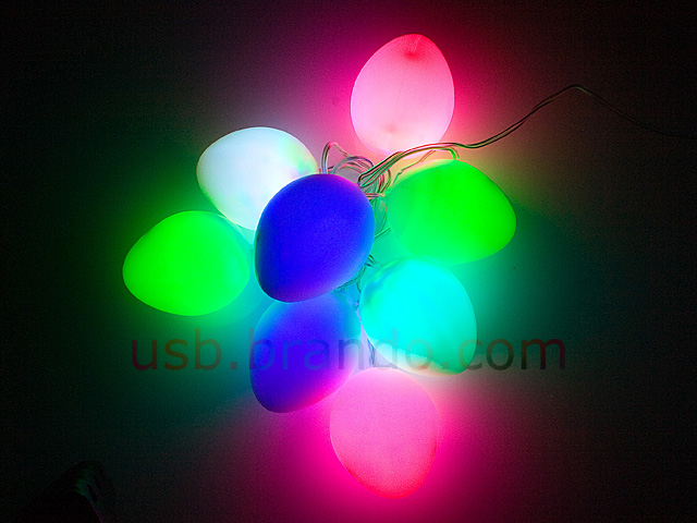 USB Easter Egg Decor Light (8 LED Lights)