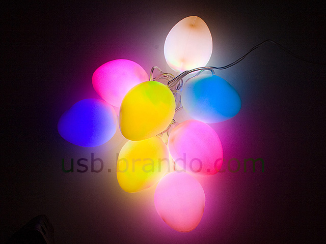 USB Easter Egg Decor Light (8 LED Lights)