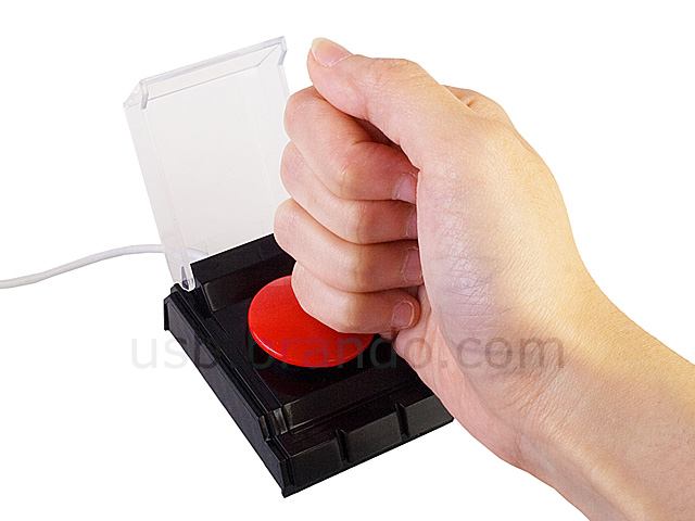 This Big Red Button Attaches To Your Computer To Release Stress at