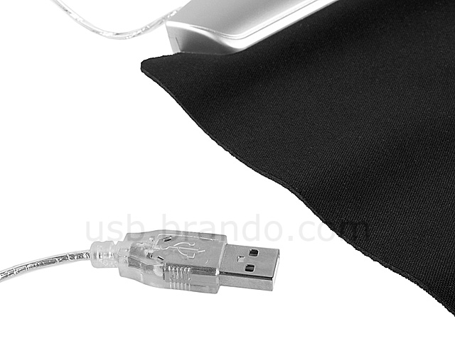 USB 4-Port Hub with Mouse Pad