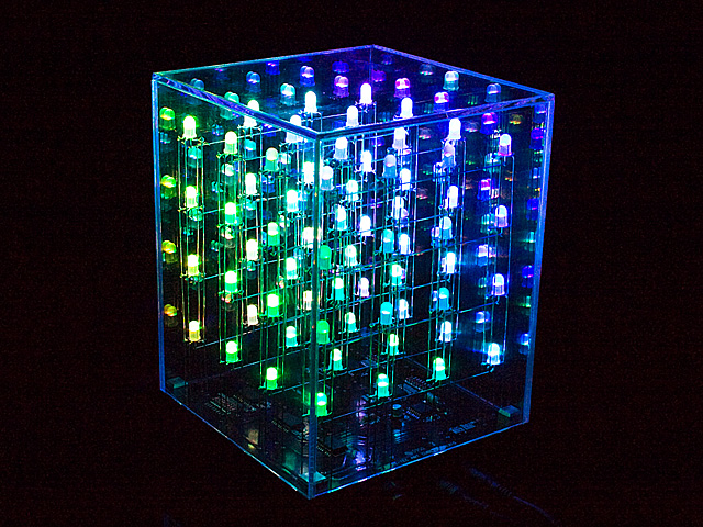 4x4x4 Multi-Color LED Cube