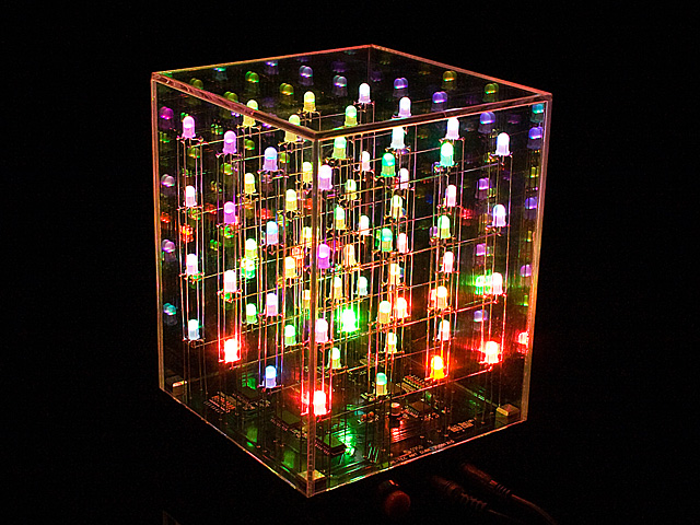 4x4x4 Multi-Color LED Cube