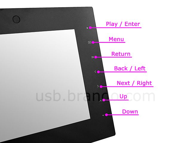 USB 8" LCD Digital Photo Frame