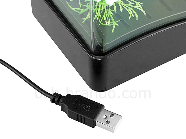 USB Aquarium with Alarm Clock and Thermometer