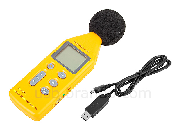 USB Digital Sound Level Meter (Range 40dB - 130dB)