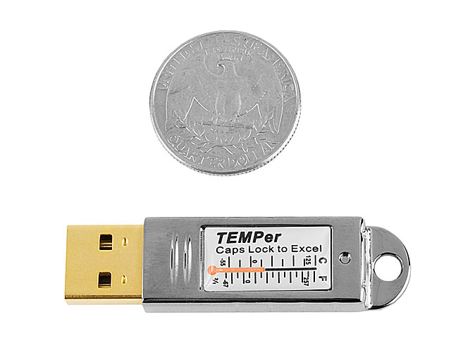 USB Thermometer (Gold)