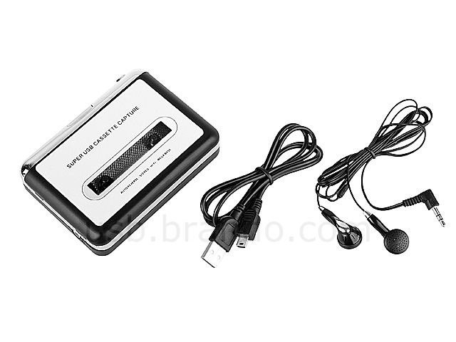 USB Cassette Tape to MP3 CD with USB Cable, Powered by Cable