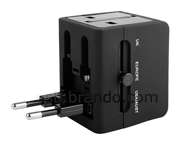 Universal Travel Adapter with Dual USB AC Charger