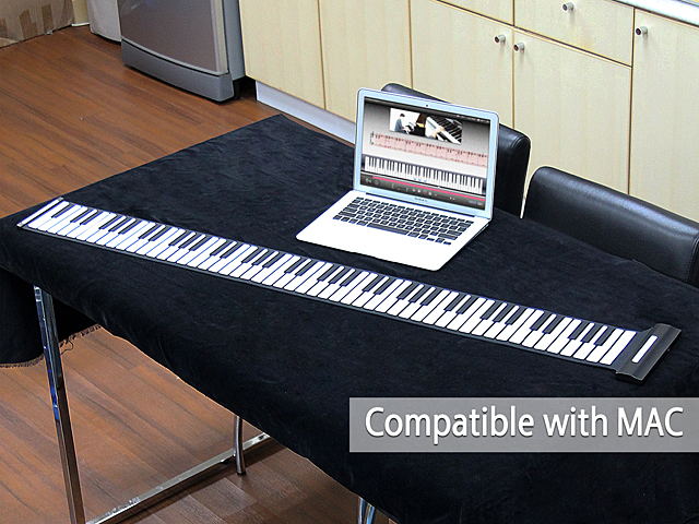 usb roll up piano mac compatible