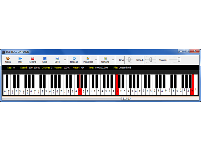 usb roll up piano software download