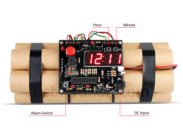 USB Time Bomb Alarm Clock