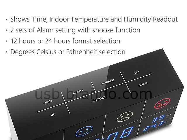 Air Quality Tester Alarm Clock