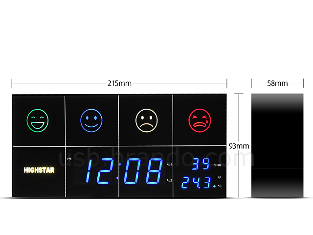 Air Quality Tester Alarm Clock