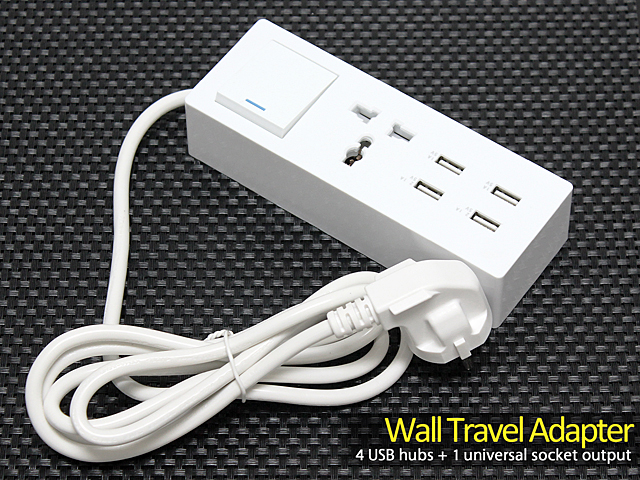 4-Hub USB Output Super Power Wall Travel Charger