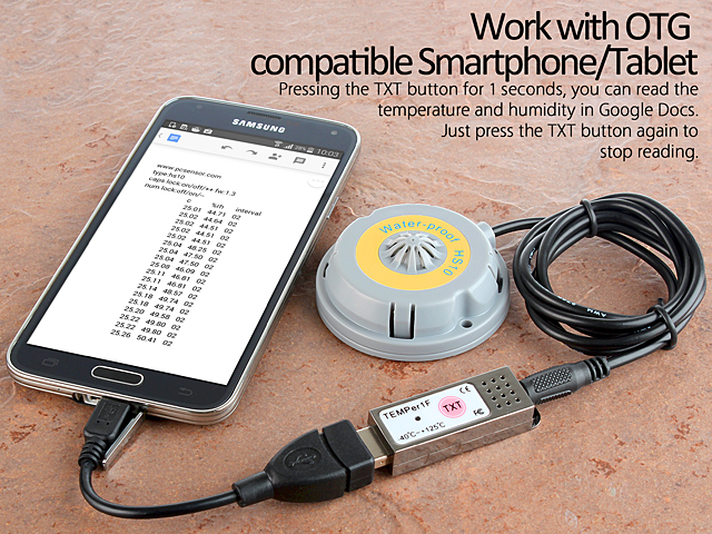 USB Hygro-Thermometer (TEMPer1F_H1)