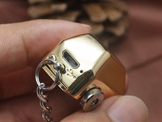 USB Mini Car Lighter Keychain